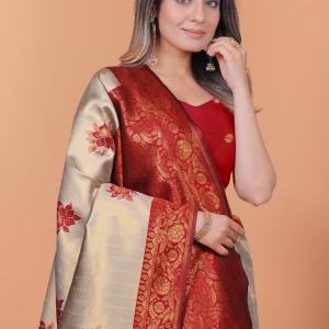 ❤️🌟 Royal Radiance Banarasi Silk Saree 🔔