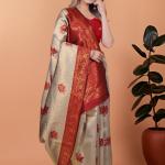 ❤️🌟 Royal Radiance Banarasi Silk Saree 🔔