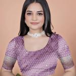 Royal Purple Banarasi Silk Saree