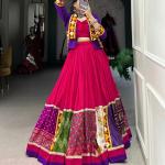 Plain With Printed And Gamthi Patch Work choli