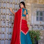 Zari Weaving Work choli