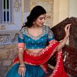 Zari Weaving Work choli