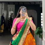 Jacquard Paithani Lehenga choli