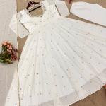 Georgette With Embroidery Work dress