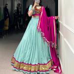 Pure Rayon Embossed Design choli