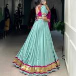 Pure Rayon Embossed Design choli