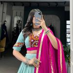 Pure Rayon Embossed Design choli