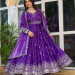 Zinzka Elegant Embroidered Anarkali Set