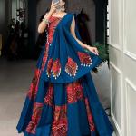 navratri lehenga with printed design Lehenga Choli