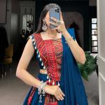 navratri lehenga with printed design Lehenga Choli