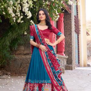 Traditional Bandhani Lehenga choli Sets