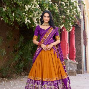 Traditional Bandhani Lehenga choli Sets