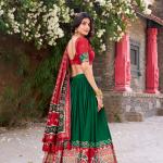 Traditional Bandhani Lehenga choli Sets