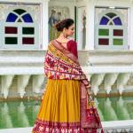Tussar silk lehenga choli