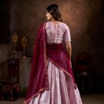 Jacquard Silk choli